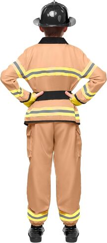 Spooktacular Creations Halloween Boys Fireman Costume, Firefighter Costume for Kids, Toddler Fireman Costume Set for DressUp in Saudi Arabia
