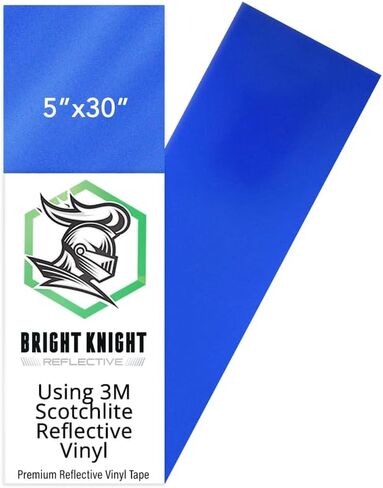 Black Reflective Vinyl Motorcycle Helmet Reflective Stickers 5x30, Made with 3M Reflective Tape Vinyl for Trailers, Cars, Bikes, Rims, Waterproof Black Reflective Tape by Bright Knight Decals in Saudi Arabia