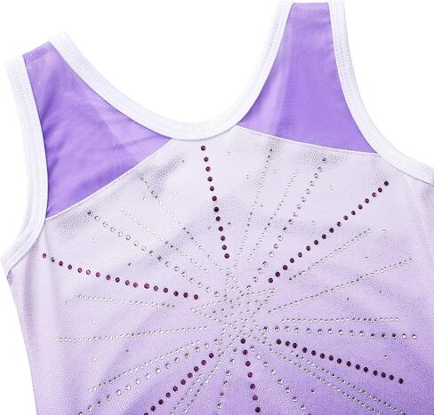 BAOHULU Gymnastics Leotards for Girls Sequins Mesh Spliced Dance Activewear with Matching Shorts in Saudi Arabia