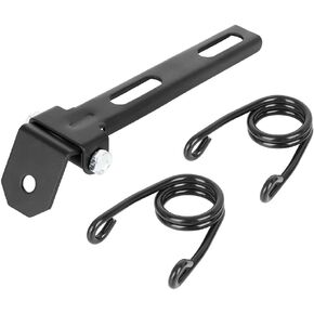 F FIERCE CYCLE 3.5" Black Steel Motorcycle Scissor Clip Type Solo Seat Bracket Spring Mount Kit