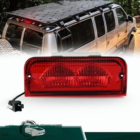 923-290 Center High Mount Stop Light & 3rd Brake Light Halogen Compatible with 1992-2022 Ford E150 E250 E350 E450 E550 Econoline Econoline Super Duty, Replaces# 6C2Z13A613B F2UZ13A613B XC2Z13A613BA