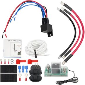 12V UTV Dual Battery Isolator Connect & Monitor Kit Compatible with Honda Pioneer 1000 700 500 Polaris RZR General 1000 Ranger 400 570 800 900 Replace UTV-SBI-CM