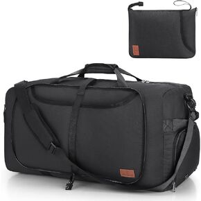 120L Duffle Bag for Travel, Large Foldable Waterproof Travel Duffel Bags Weekender Overnight Bag for Men and Women with Shoe Compartment (Stripe)