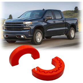 Tow Hook Covers fit for Chevy Silverado Accessories 1500 2007-2024 Front Hitch Cover(Red)