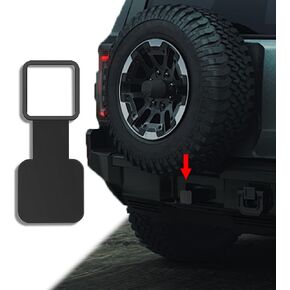 2Inch Car Trailer Hitch Covers with American Flag, Hitch Cover Tube Plug Insert, Rubber Receiver Tube Plug Towing Hitch Covers, Auto Exterior Accessories Universal Fits for All Truck Types