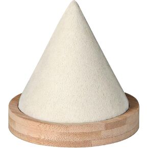 Bamboo Cone Bracelet Display Stand for Show Selling (Beige)