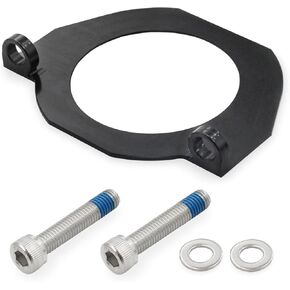 Front Crank Seal Serpentine Belt Guard,Protection Guards Plate Replacement Fit For BMW 335i 528i 135i S55 N54 N52 (Black)