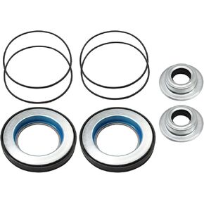 Front Axle Knuckle Vacuum Seals & Hub O-Rings & Tube Dust Seals Kit Compatible with 250 350 450 550 Super Duty w/Dana Super 60 2005-2019 Replace 2014835 2017426 54983