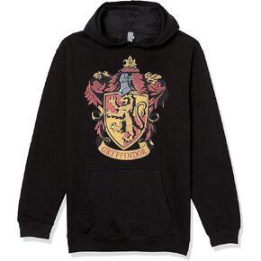 Harry Potter Warner Brothers Gryffindor House Crest Youth Pullover Hoodie Black