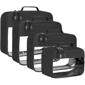 BAGAIL Clear Packing Cubes Packing Organizer for Travel Accessories Luggage suitcase