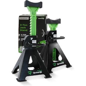 Jack Stands 3 tons - Stabilizing Jack Stands Pack of 2 - Lifting Height 11,6-19. Car Lift - Car Stands 3 tons. (6,000lbs)