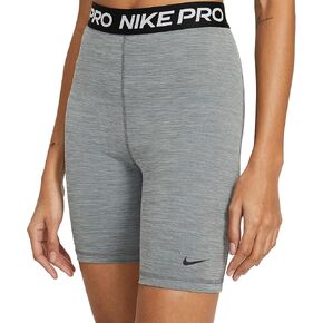Nike Pro 365 Women's High-Waisted 7" Shorts DA0481-084 (Smoke Grey/HTR/BLAC), Size 2XL