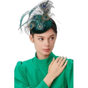 BABEYOND Fascinator Hat Tea Party Kentucky Fascinator Hat Derby Pillbox Hat