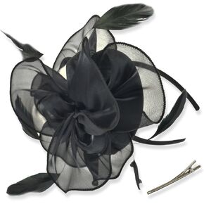 Women Fascinators Hats Kentucky Derby Flower Fascinators with Headband and Clip Tea Party Headwear for Women and Girls