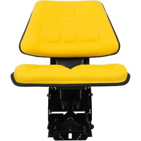 Yellow Tractor Suspension Seat Replacement for 1020 1530 2020 2030 2040 2150 2155 5200 5210 5300 5310 5510 Replacement for New Holland 3000 3010 3300