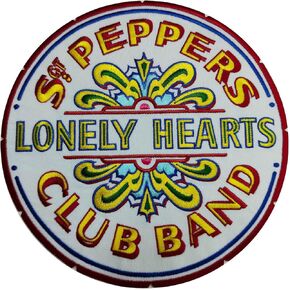 The Beatles SGT Pepper Logo Oversized Patch