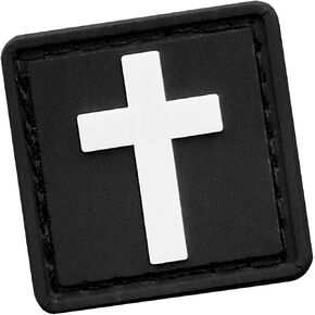 Mini 1x1 Christian Patch PVC American Flag Patch Compatible with Velcro Christian Patches for Backpacks Christian Patch for Caps PVC Patch Christian Morale Patches for Hats (OD Green)