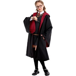 Kids & Teens Magical Robe,Magical College Outfit Cape Cloak Hooded Halloween Costume