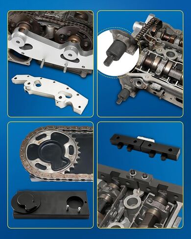 مجموعة أدوات توقيت المحرك من PHILTOP أداة قفل عمود الكامات مناسبة لسيارات BM-W M52TU M54 M56، مجموعة أدوات حزام التوقيت لشد عمود الكامات in Saudi Arabia