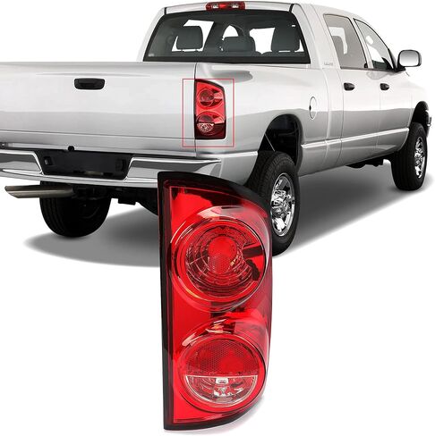 HECASA Tail Light Compatible with 2007-2009 Dodge Ram 1500/2500/3500 Pickup Taillight Lamp Assembly Pair Replacement for 55277303AB CH2800165 55277302AB CH2801165 in Saudi Arabia