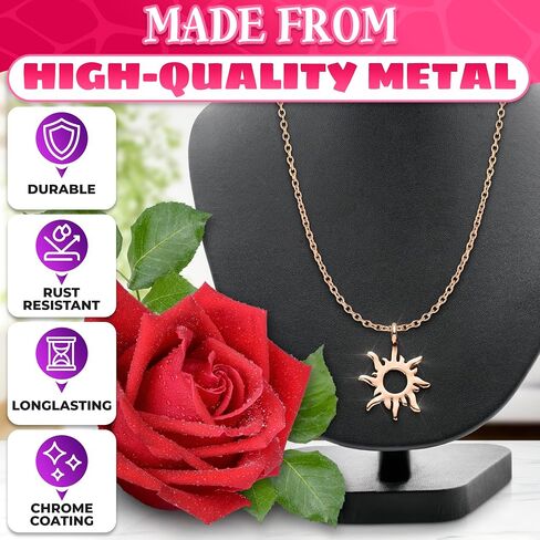 Trendy Necklaces - Gold Choker Necklaces for Woman Silver Necklace for Women Gold Necklace Sun Necklace for Women - Feather Jewelry Necklaces Sunshine Necklace Gold Feather Necklace Pretty Necklace in Saudi Arabia
