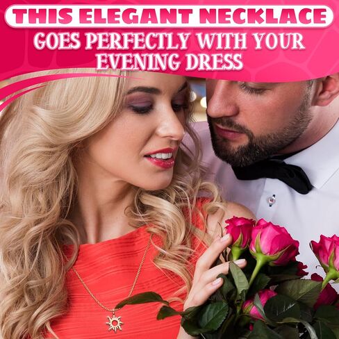 Trendy Necklaces - Gold Choker Necklaces for Woman Silver Necklace for Women Gold Necklace Sun Necklace for Women - Feather Jewelry Necklaces Sunshine Necklace Gold Feather Necklace Pretty Necklace in Saudi Arabia