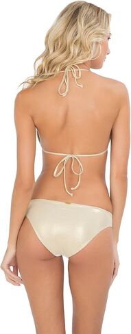 Luli Fama Women's Moon Over Miami Molded Push-Up Halter Bikini Top in Saudi Arabia