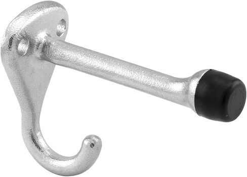 Prime-Line 656-6626-T Hook and Bumper, 3-1/8 In. Projection, Cast Zamak Construction, Chrome Plated Finish (Single Pack) in Kuwait