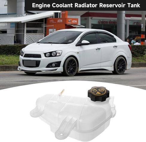 Coolant Radiator Reservoir Tank Coolant Overflow Expansion Bottle - Compatible for Chevrolet Sonic 2012-2020 - Replace Part 95048411 in Saudi Arabia