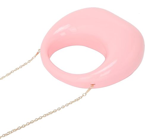 محفظة بمقبض أكريليك من LETODE للنساء حقيبة يد مسائية بمقبض علوي وحقيبة هوبو على شكل قمر in Kuwait