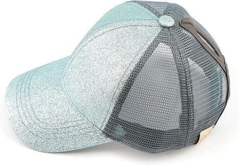 C.C Kids Ponytail Caps Messy Buns Trucker Plain Baseball Cap (BT-6-KIDS) in Kuwait