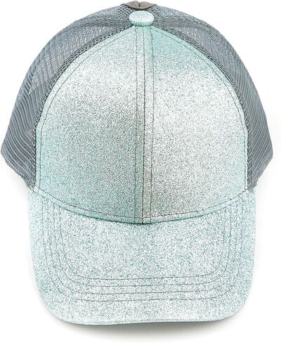 C.C Kids Ponytail Caps Messy Buns Trucker Plain Baseball Cap (BT-6-KIDS) in Kuwait