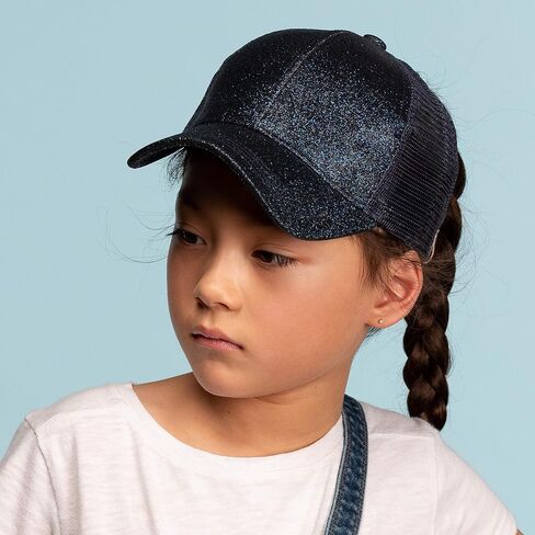 C.C Kids Ponytail Caps Messy Buns Trucker Plain Baseball Cap (BT-6-KIDS) in Kuwait