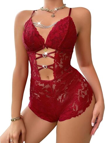 مثير تقاطعات انقطاع سلسلة الأزهار الدانتيل محض الملابس الداخلية تيدي ارتداءها أعلى قطعة واحدة in Kuwait