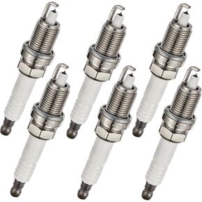 BDFHYK Set of 6 Iridium Spark Plug Compatible with Dodge Challenger Nitro Charger Journey,Chrysler 300 Sebring Town & Country Pacifica,Volkswagen Routan,3.5L 4.0L V6,Replacement for 7781 ZFR5LP-13G