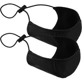 BESPORTBLE Unisex Shoe Heel Protective Cover Mat, Black, 20 x 8 cm