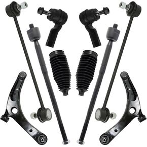 TRQ Front Steering & Suspension Kit Compatible with 11-17 Mitsubishi