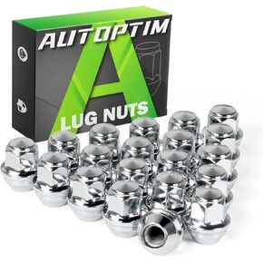 M14x2.0 Lug Nuts - Replacement for 2004-2014 Ford F150, 2003-2014 Ford Expedition, Chrome 13/16" 21mm, Hex 2.17" Tall, OEM Factory Style Closed End Wheel Lug Nuts (24pcs)
