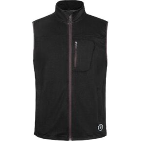 Little Donkey Andy Men's Warm Fleece Vest Windproof Sleeveless Full-Zip Jacket for Golf Hiking Running Travel