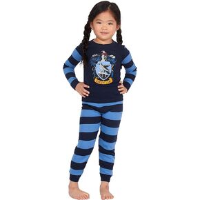 INTIMO Harry Potter Kids All Houses Crest Pajamas (Ravenclaw, 5T)