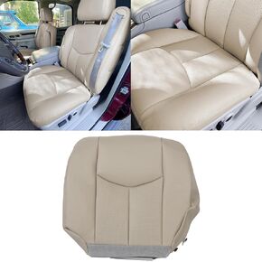 ECOTRIC Driver Side Bottom Seat Cover Compatible with 2003-2007 Cadillac Escalade ESV EXT Silverado Suburban 1500 2500 3500 Tahoe Yukon GMC Yukon XL Replacement for 0306ESC152DRBT 12510306SLNWPIT