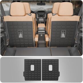 Back Seat Cover Protector Compatible with 2019-2024 Subaru Ascent Kick Mats TPE All Weather Backrest Mats 2023 Ascent Accessories (Fit 7 Seats, 2nd Row Backrest Mats)