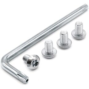 ReplacementScrews Anti-Theft Stainless Rear License Plate Screws Compatible with Tesla - M5-0.8 x 8mm - Tamper Proof Security Screws (Pack of 4) in Kuwait