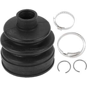 1 Set CV Joint Boot Kit for Mitsubishi Outlander 2007-2020 Inner Constant Velocity Joint Boot W/Clamps No.3817A125 Black Rubber