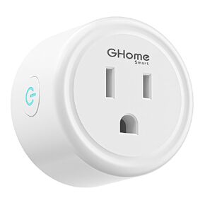 GHome Smart Plug 5GHz, 15A WiFi Smart Plugs That Work with Alexa and Google Home, Smart Home WiFi Outlet with Remote Control and Timer ,5GHz&2.4GHz Wi-Fi Compatible, ETL FCC Listed, White, 4 Pack