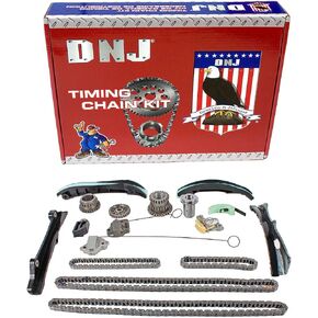DNJ TK1169 Timing Chain Kit for 2011-2016/ Chrysler, Dodge, Jeep, Ram, Volkswagen 1500, Avenger, C/V, Challenger, Charger, Cherokee, Durango, Grand Caravan, Grand Cherokee, Journey/ 3.6L,3.2L, DOHC V6