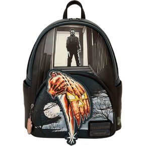 Loungefly Halloween Michael Myers Jack-O'-Lantern Glow Mini Backpack