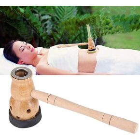 Moxa Stick Burner Holder Moxa Strips Mugwort Moxibustion Box Burner Tool Wormwood Artemisia 艾灸条支架器盒 (Moxa Stick Burner Holder)…