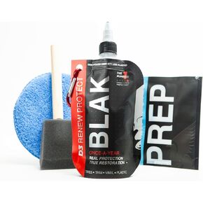 SATN 8oz | Low-Gloss Ceramic-Hybrid Protectant | Safe for Motorcycles, Golf Carts, RVs | Trim & Tire Preservation, OEM Restorer for Faded Plastic, Cracked Vinyl, Dry Rot Prevention