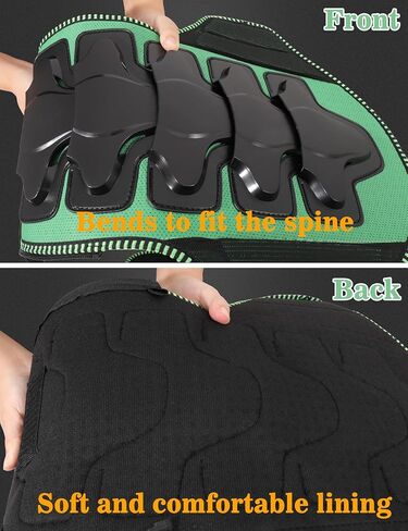 Kids Motorcycle Jacket Dirt Bike Gear,Motocross Spine Chest Protector Armor Suit with Knee Shin Guards in Kuwait